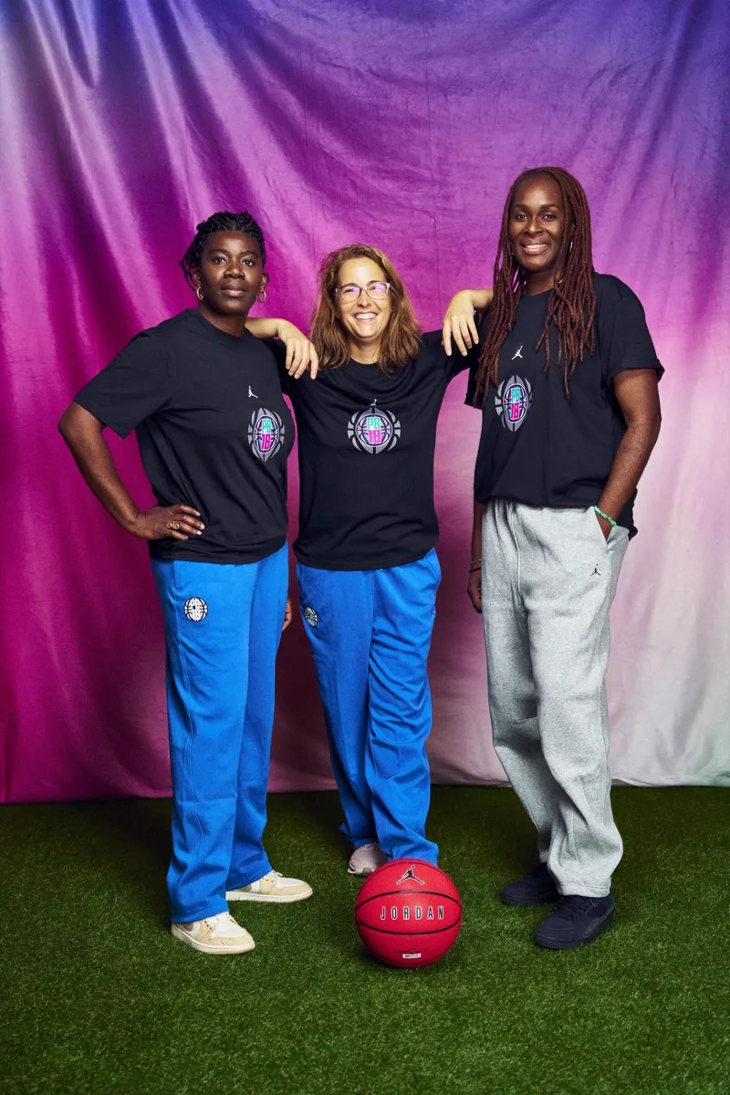 Cyriane Keller-Makoundou, Agnès Sylvestre et Estelle Ekwalla, dirigeantes du Paris Basket 18